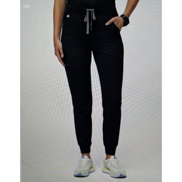 Figs Pants Women's XSP Black Tansen Jogger Scrub Technical Collection PERFECT - Picture 1 of 3